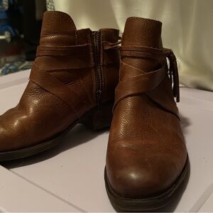 Born Brown Heeled Boots